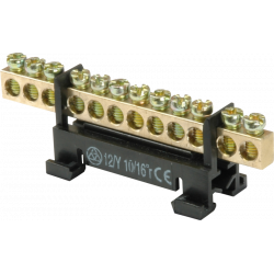 LZ 12x16mm*sujungimo gnybtas juod./black