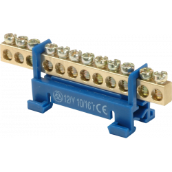 LZ 12x16mm*sujungimo gnybtas mėl/blue