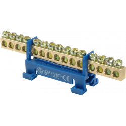 LZ 15x16mm*sujungimo gnybtas mėl/blue