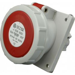 Lizdas 5p 63A panelinis IP67 IEGN6353
