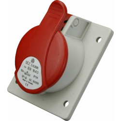 Lizdas 5p 16A panelinis IP44 IEN1653