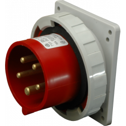 Šakutė 5p 32A panelinė IP67 IRGR3253