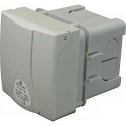 Lizdas 5p 16A potinkinis su dėžute IP44 IZV1653