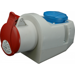 Lizdas 5p 32A stacionar komb IP44 IZVZ3253 Schuko