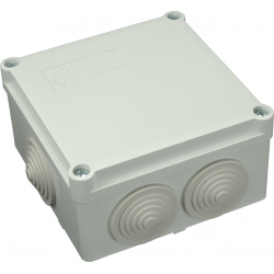 100x100x50/6 sand.dėžutė pilka IP55 SEZ