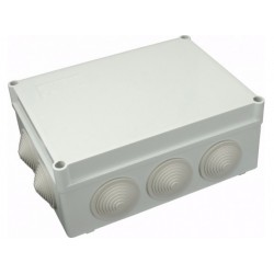 190x140x70/10sand.dėžutė pilka IP55 SEZ