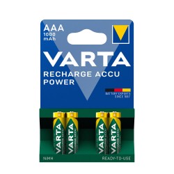 Elementai įkraun AAA Power R2U 1000mAh VARTA 1/4