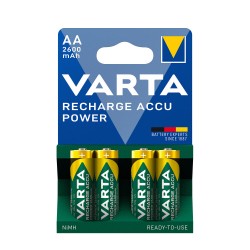 Elementai įkraun AA Power R2U 2600mAh VARTA 1/4