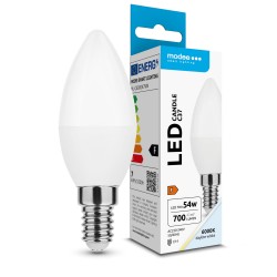 LED lempa E14 7W 6000K 700Lm  žv.mat. Izzo 360*