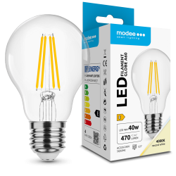 LED lempa E27 4W 4000K A60 470Lm Izzo Fil 360*