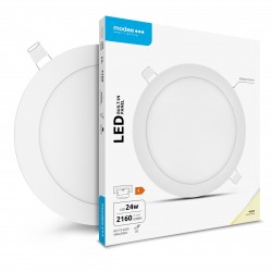 LED panelė 24W p/t 4000K 2160Lm  apvali balta A2