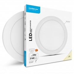 LED panelė 24W v/t 4000K 2160Lm  apvali balta A2