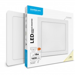 LED panelė 18W v/t 4000K 1620Lm kvadrat. balta A2