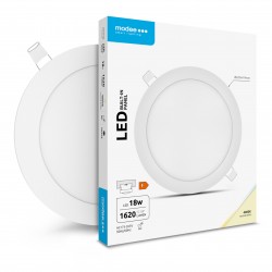 LED panelė 18W p/t 4000K 1620Lm apvali balta A2