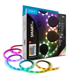 LED juosta kompl 24W RGB  IP20 10M su kišt  3m