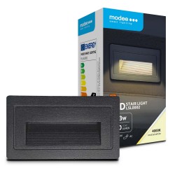 LED šv laiptam 3W 210Lm 4000K 103x45x58mm  IP65 j