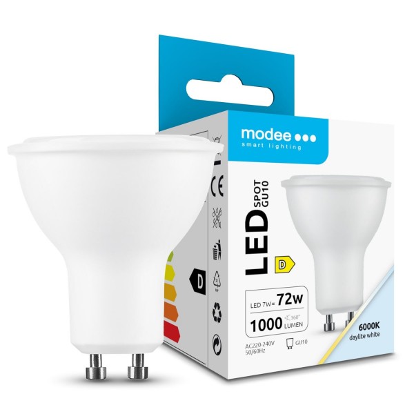 LED lempa Gu10 7W 6000K 1000Lm 100* Izzo