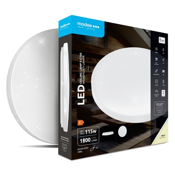 LED šviest 18W 1800Lm 4000K ø260x55 v/t StarEffect