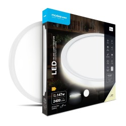 LED pan.18W 4000K 2400Lm d293x28 apv. balt rėm