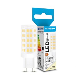 LED lempa G9 4.3W 4000K 450lm 360° 57x19 Keram