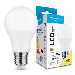 LED lempa E27 8.5W 2700K A60 806Lm 5metai