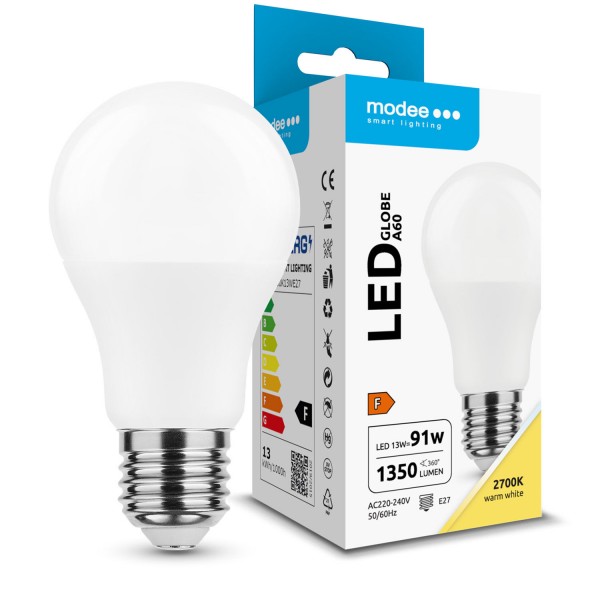 LED lempa E27 13W 2700K A60 1350Lm 5metai LED lempa E27 13W 2700K A60 1350Lm 5metai