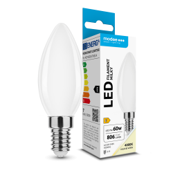 LED lempa E14 7W 4000K 806lm žv C35 Filament