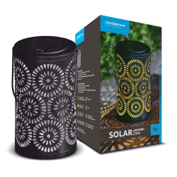 LED šv. SOLAR Garden 2700K IP44 Ø11 cilindr juod