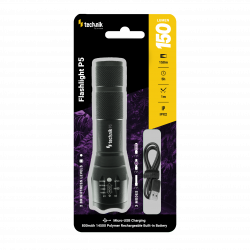 Žibint LED Stroboskopas USB 150Lm 150m IP45 122x35