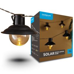 LED girlianda SOLAR x10 2700-3200K IP44 4.7m Retro
