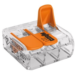 Jungtis Wago   3x0.2-4 mm² universali  221-413/50