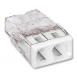 Jungtis Wago  2x0.5-2.5mm² baltas 2273-202/100