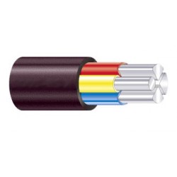  4x 4 AVVG kabelis 06/1kV juodas