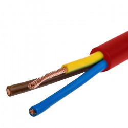  3x  2.5 H05RR-F(OW)kabelis guminis raudonas