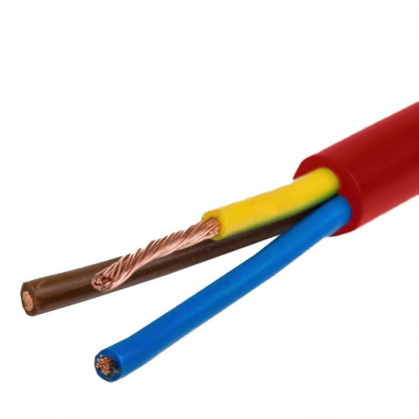  3x  2.5 H05RR-F(OW)kabelis guminis raudonas(20m)