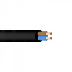  2x  1.0 H05RR-F kabelis guminis