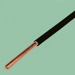 DY 1.5 laidas/H07V-U juodas