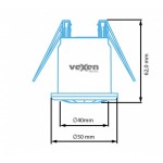 Davikl judesio ALIO MF p/t 360° 8m Ø5cm IP20 b 3m