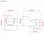 Judesio dav PIR 180° v/t 12m 1200W IP44 Ibalt