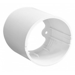 Dėžutė-adapt PF būvio davik iš p/t į v/t Ø80 balt