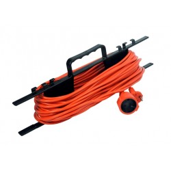 1vt 15 m ilgiklis oranžinis 2x1 mm² su rėmeliu