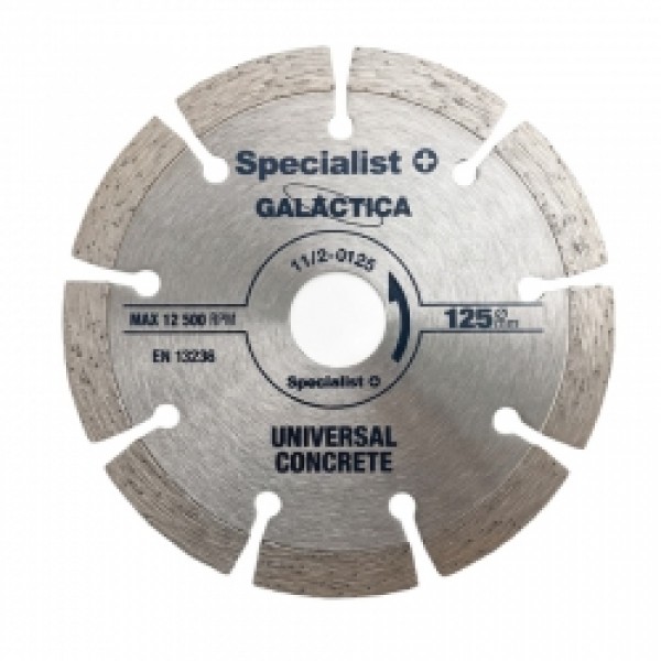 Deim.diskas 'Galactica' 125x10x22.2mm 11/2-0125