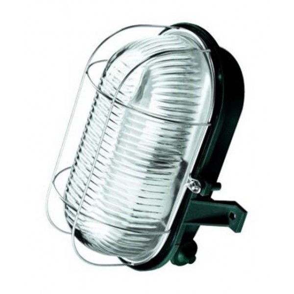 OVAL-60W šviest. IP44 pilkas, kaitr met.grt