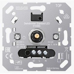 1730DD LED šv. Reguliatorius 3-60W be apdail