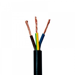  3x  2.5 OWY/H05VV-F kabelis juodas(100m)