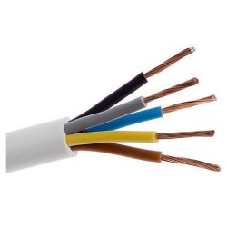  5x  4.0 OWY/H05VV-F kabelis(100m)Eca