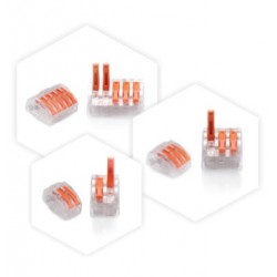 Jungtis spyruoklinė 2x4.0mm* universali PC232