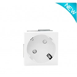 45x45mm.1vt. lizdas sch. su įž.su apsauga 230/16A