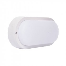 LED šv 15W 1250Lm 4000K IP54 balt oval GERMINA