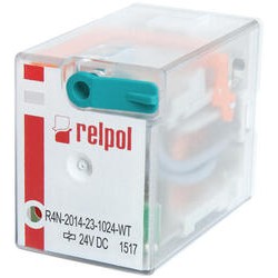 Relė 4CO 24V DC 7A R4N-2014-23-1024-WT fix RELPOL